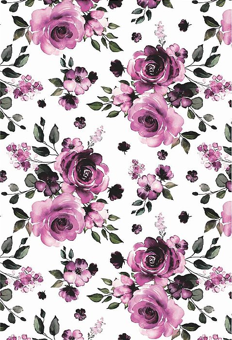 Decalque para Porcelana – Tapete Rosa Fúcsia