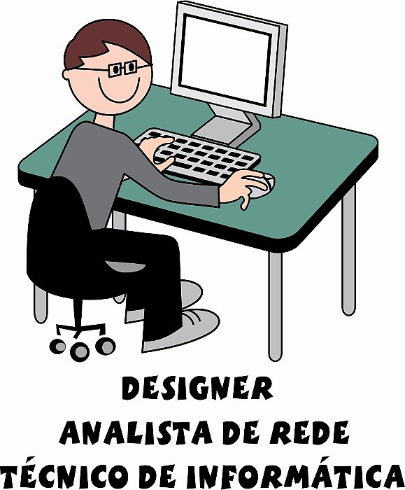 Decalque para Porcelana - Técnico de Informática