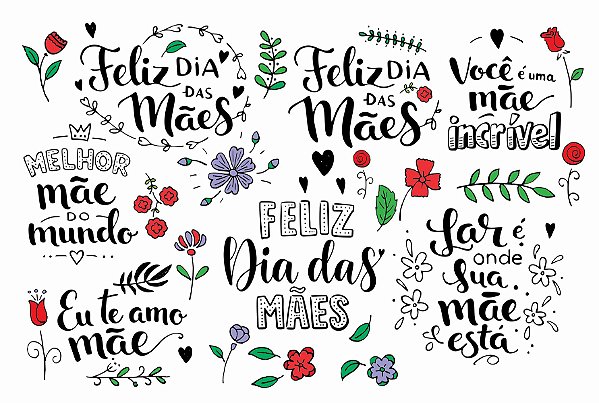 Decalque para Porcelana - Mãe Incrível