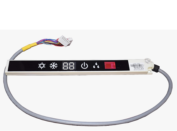 BRD03991 - PLACA RECEPTORA DO DISPLAY DA EVAPORADORA HIGH WALL MODELOS 2MCW0509512G REF 30565007