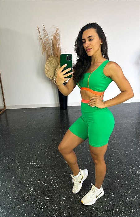 Conjunto Tiffany Com Short Verde