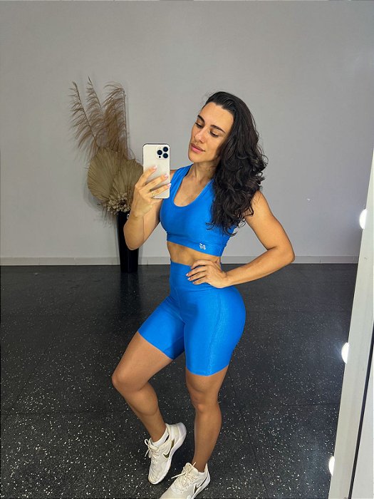 Conjunto Wond Com Short Azul