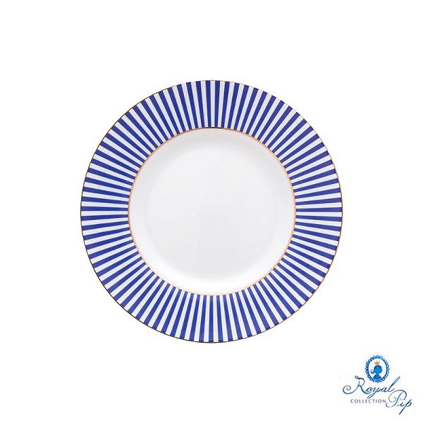 Prato Petit Four Stripes - Royal Stripes