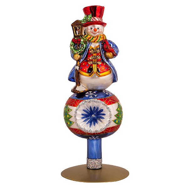 Topo com boneco de neve 31cm