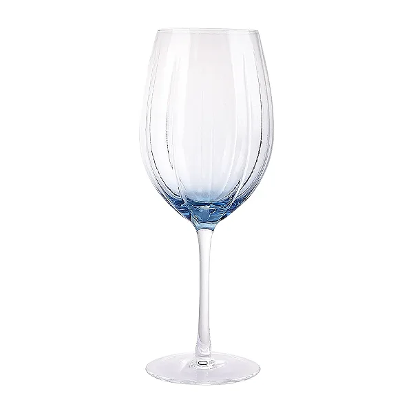 Taças Transparente E Azul tulipa (2unidades)