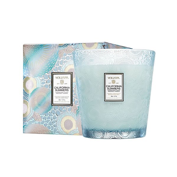 VELA COPO VIDRO CLASSICO 60H CALIFORNIA SUMMERS