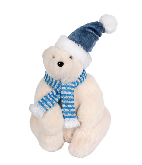 ENFEITE URSO POLAR 32cm