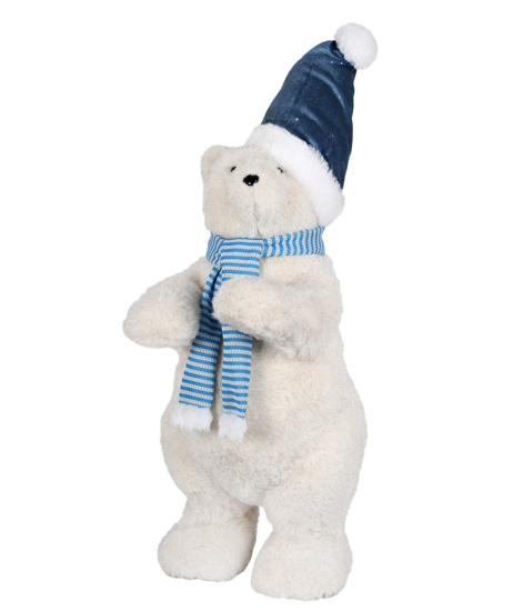 EM ISOPOR E PELUCIA COM BRILHO 60CM