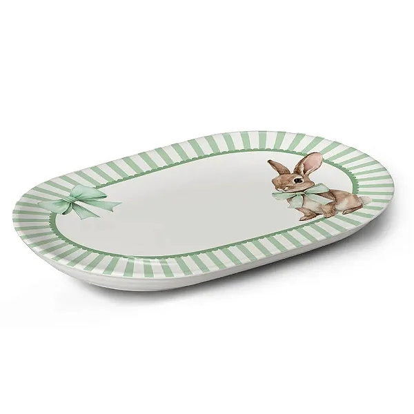 Travessa Laços De Páscoa Verde