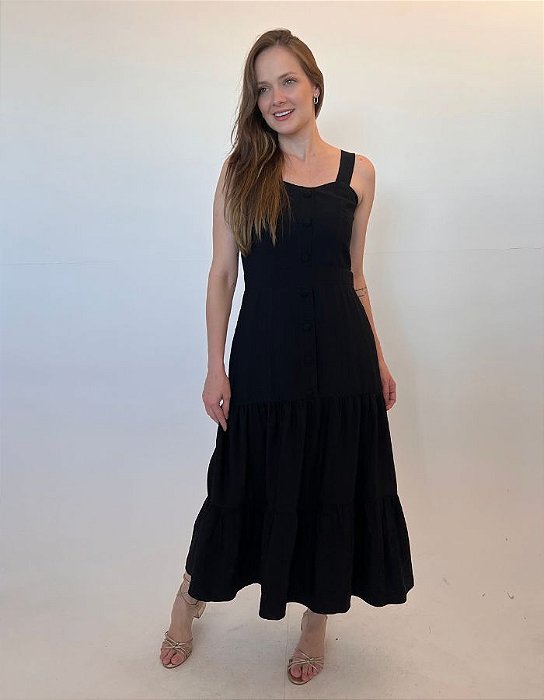 VESTIDO MIDI ALCA LARGA