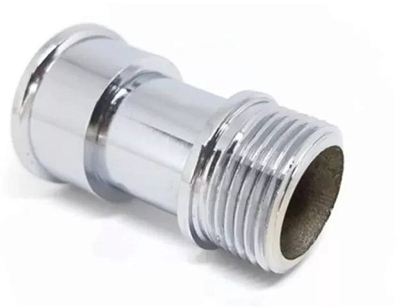 Prolongador Curto Aumento 3/4 Metal Cromado Torneira Filtro