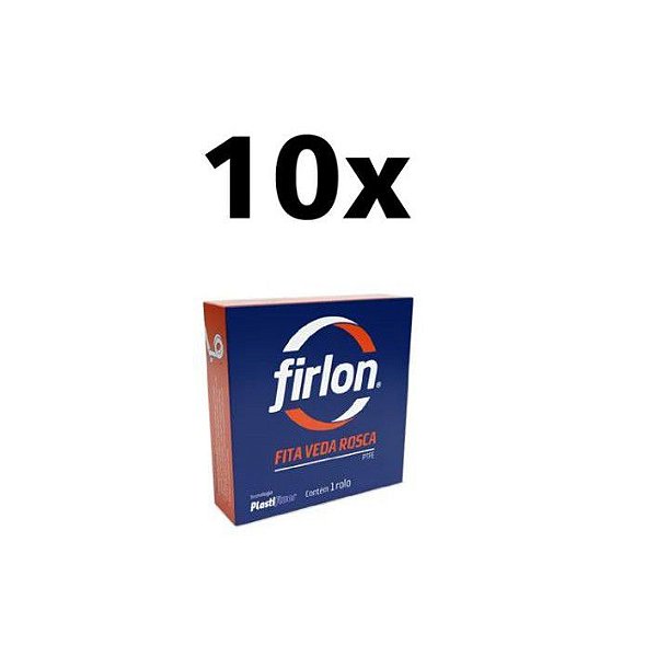 10 Un. Veda Rosca 12mm 10m Firlon