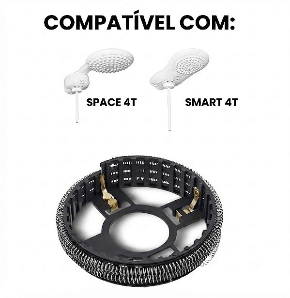 Resistência Chuveiro Hydra Smart Space 4t 7500w 220v Original