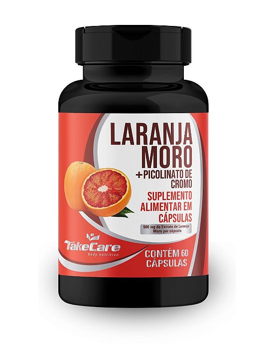 Laranja Moro (Morosil) + Picolinato de Cromo 60 Cápsulas Take Care