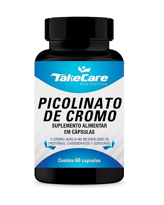 Picolinato De Cromo Com 60 Cápsulas