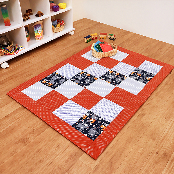 Tapete Patchwork Pedaços de Encanto - Terra