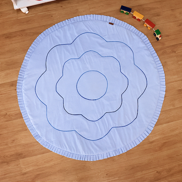 Tapete Essencial Flor Encantada - Azul