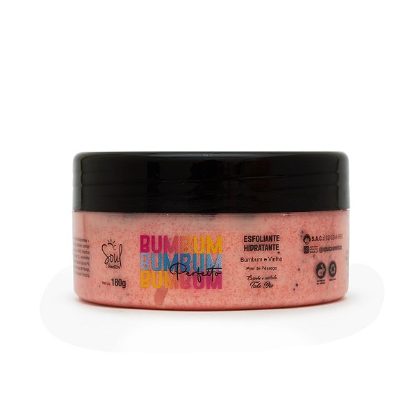 Hidratante Esfoliante Bumbum Perfeito Soul Cosméticos 180g