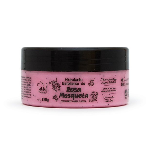 Hidratante Esfoliante de Rosa Mosqueta Soul Cosméticos 180g