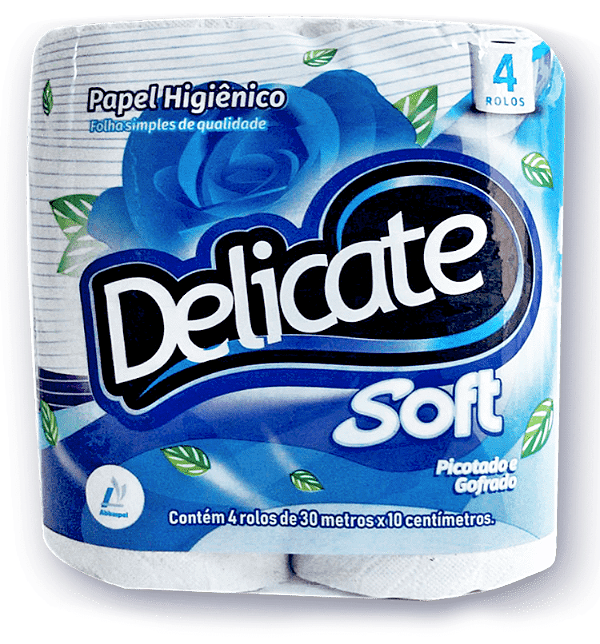 Papel Higienico Delicate c/4 Rolos