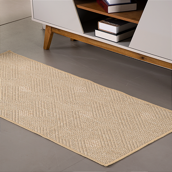 Tapete Passadeira Sisal Lancer 1 Peça 1,00m x 66cm 87% Polipropileno / 13% Poli