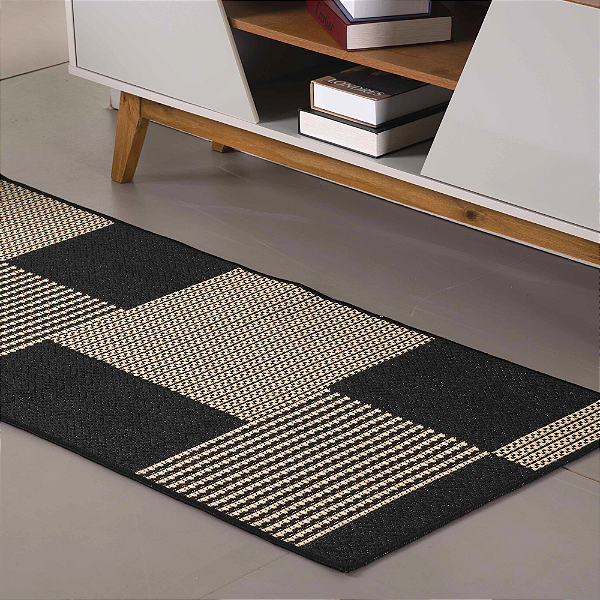 Tapete Passadeira Sisal Lancer 1 Peça 1,00m x 66cm 87% Polipropileno / 13% Poli