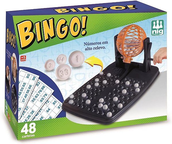 Jogo Bingo com 48 Cartelas