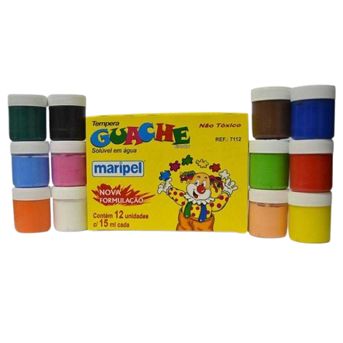 GUACHE 12UN 15ML CADA