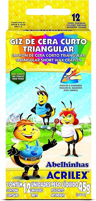 GIZ DE CERA TRIANGULAR 12 UN