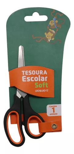 TESOURA ESCOLAR LEO&LEO