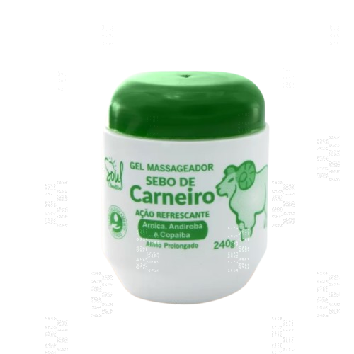 GEL MASSAGEADOR SEBO DE CARNEIRO 240G SOUL COSMETICOS