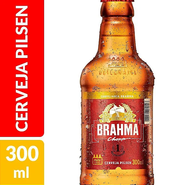 CERVEJA BRAHMA 300ML RET.