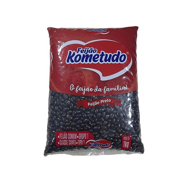 FEIJAO PRETO KOMETUDO 1KG
