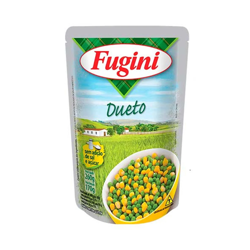 DUETO ERVILHA/MILHO FUGINI 170G