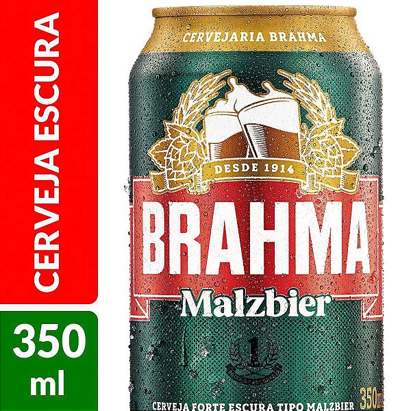 CERVEJA BRAHMA MALZBIER 350ML
