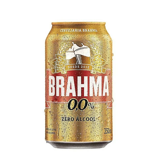 CERVEJA BRAHMA S/ALCOOL 350ML