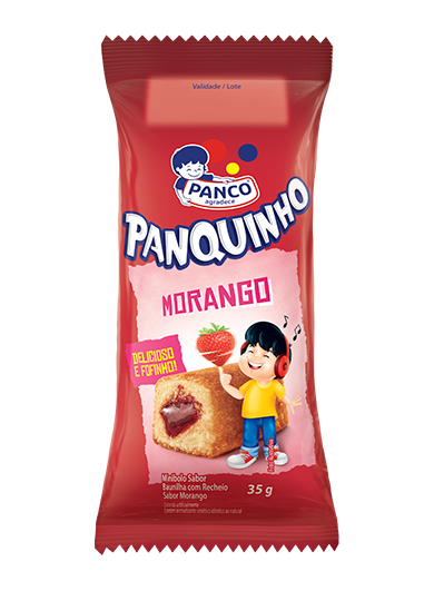 BOLO PANQUINHO MORANGO 35G