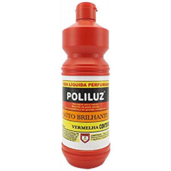 CERA POLILUZ 850ML VERMELHA
