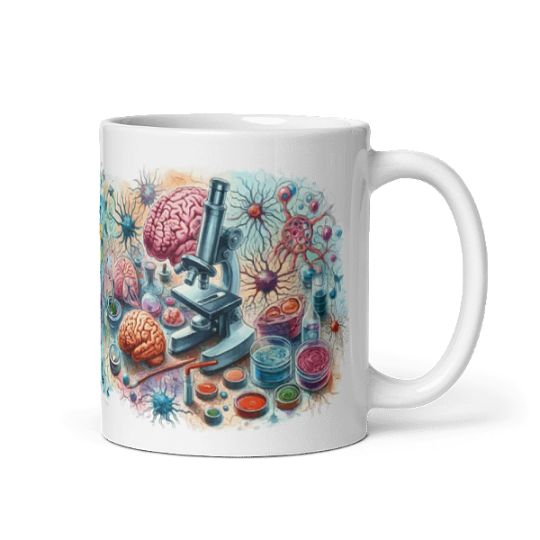 Caneca Laboratório Microscópio