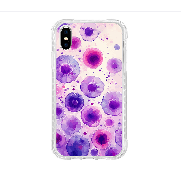 Capa para Celular Citologia Aquarela