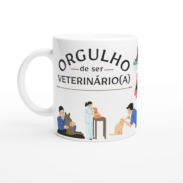 Caneca Orgulho de ser Veterinário(a)
