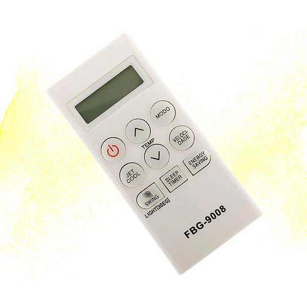 CONTROLE REMOTO SPLIT LG SMILE FBG-9008