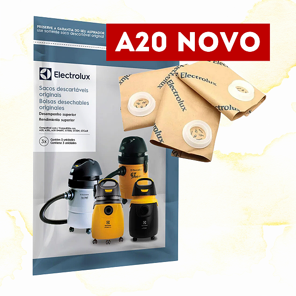 SACO ASPIRADOR ELECTROLUX A20 NOVO A20810501 CSE20