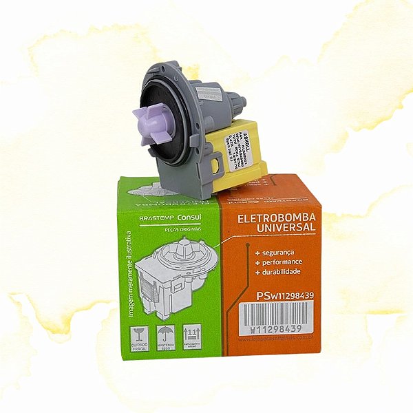 BOMBA DE DRENAGEM 127V W10849469 ORIGINAL