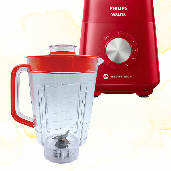COPO LIQUIDIFICADOR WALITA RI2240 RI2242 RI2244 - VERMELHO MM2219