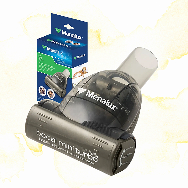BOCAL MINI TURBO ASPIRADOR 32MM - PISO TAPETE CARPETE PELOS DE PET - MENALUX A09986701