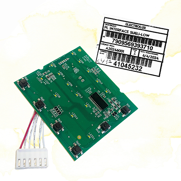 PLACA INTERFACE ELECTROLUX A20246001 41045232 LED15 ORIG