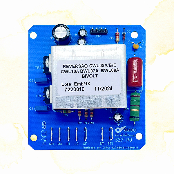 PLACA LAVADORA BRASTEMP BWL07A/09A CONSUL CWL08A/10A - ALADO 7220010