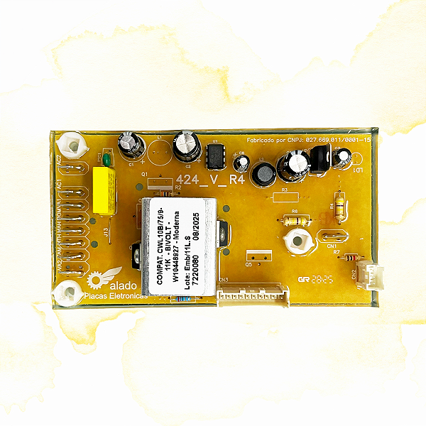 PLACA DE POTÊNCIA LAVADORA BRASTEMP BWB08/09 CONSUL CWC10 - W10446925 W10448500 - ALADO 7220080