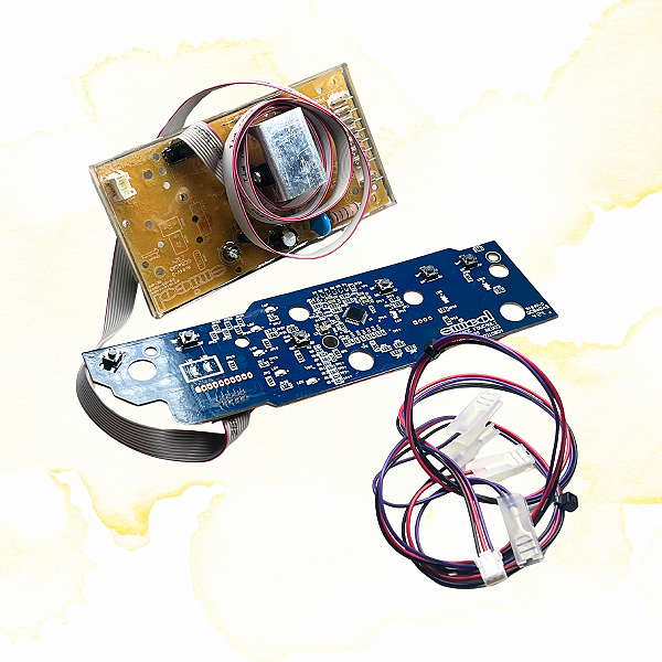 PLACA INTERFACE + PLACA POTÊNCIA W10605809/W10605794 LAVADORA BRASTEMP BWC07/08/09/10/11 - EMICOL 72637710000